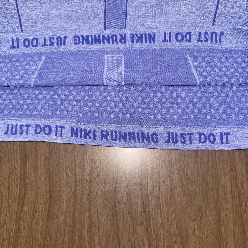 Nike DRI-FIT Women’s M Running Tank Top Blue Reflective Details‎ Workout Gym - Picture 4 of 6